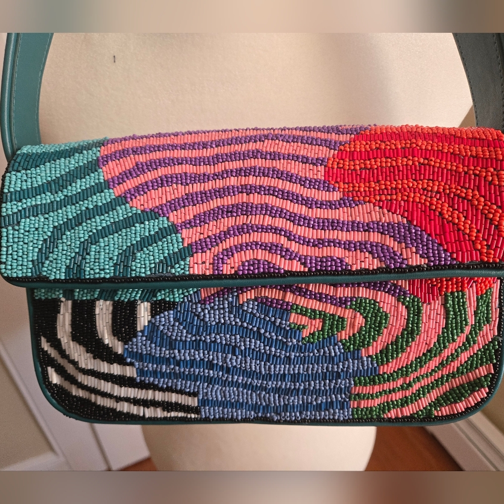 Staud Tommy beaded handbag